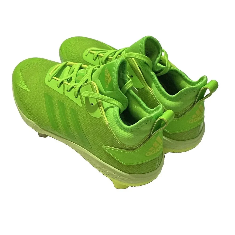 Adidas Adizero Afterburner AQ0093 Baseball Cleats Neon Green Mens 9 NWOB